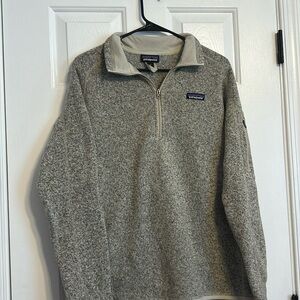 Patagonia Light Khaki Quarter Zip size XL